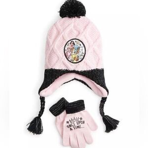 Set of 2 BERKSHIRE Little Girls Little Kid (4-6X) Princess Hat & Gloves Set